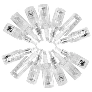 10pcs dermaペンスクリューカートリッジマイクロニードルバヨネットマイクロニードリングエレクトリマイオルティマA6タトゥーローラー9/12/24ピン 10ベストセールスマイクロニードリングカートリッジ-1