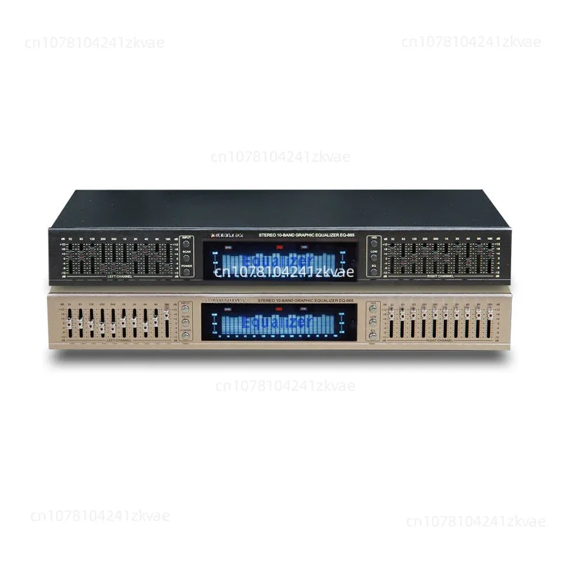 

220V EQ665 Equalizer Hifi Home EQ Equalizer Dual 10 BAND Stereo Treble Alto Bass Regulation With Built-in Bluetooth New