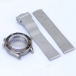 Heimdallr Watch Case Parts 42.23mm Titanium Sea Ghost 007 Watch Case Sapphire Aluminum Insert Suitable For NH35/36 Movement