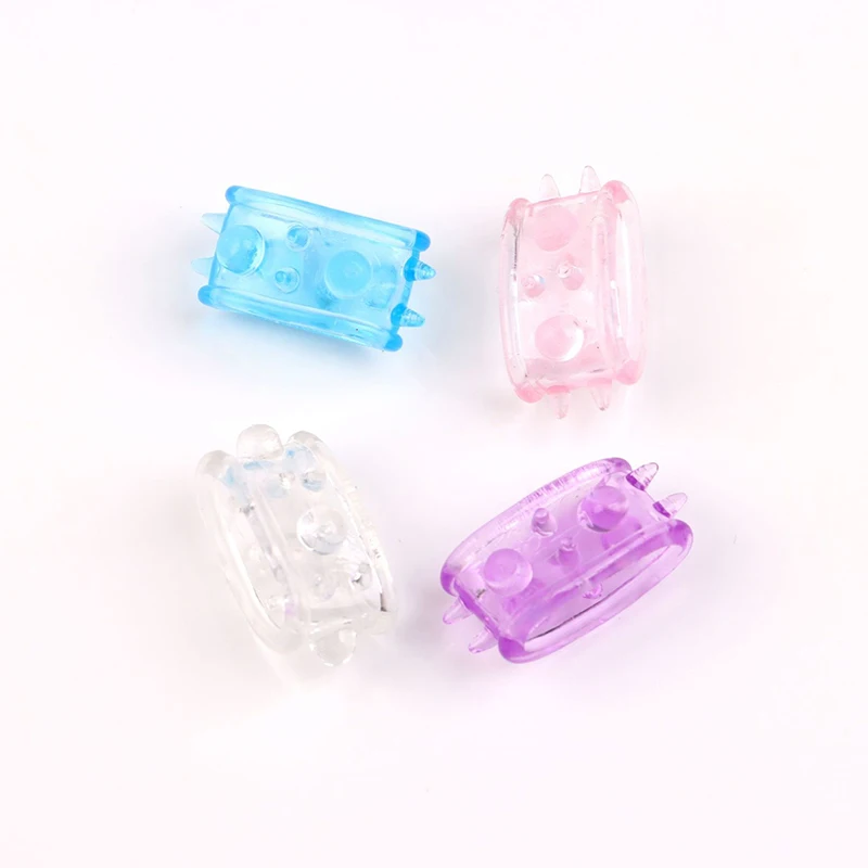 5pcs Ejaculation More Hard Prevent Impotence Lock Dotted Cock Ring Lasting Thorn Beads Penis Sleeve Ticklers Male Extra Delay