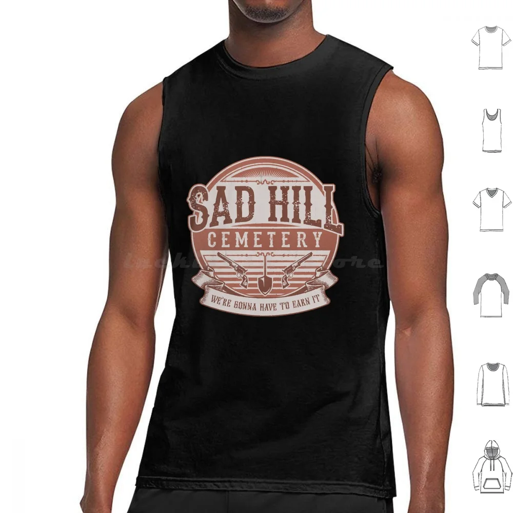 Sad Hill Cemetery Tank Tops Print Cotton The Good The Bad And The Ugly Classic Movies Clint Eastwood Fistful Of Dollars