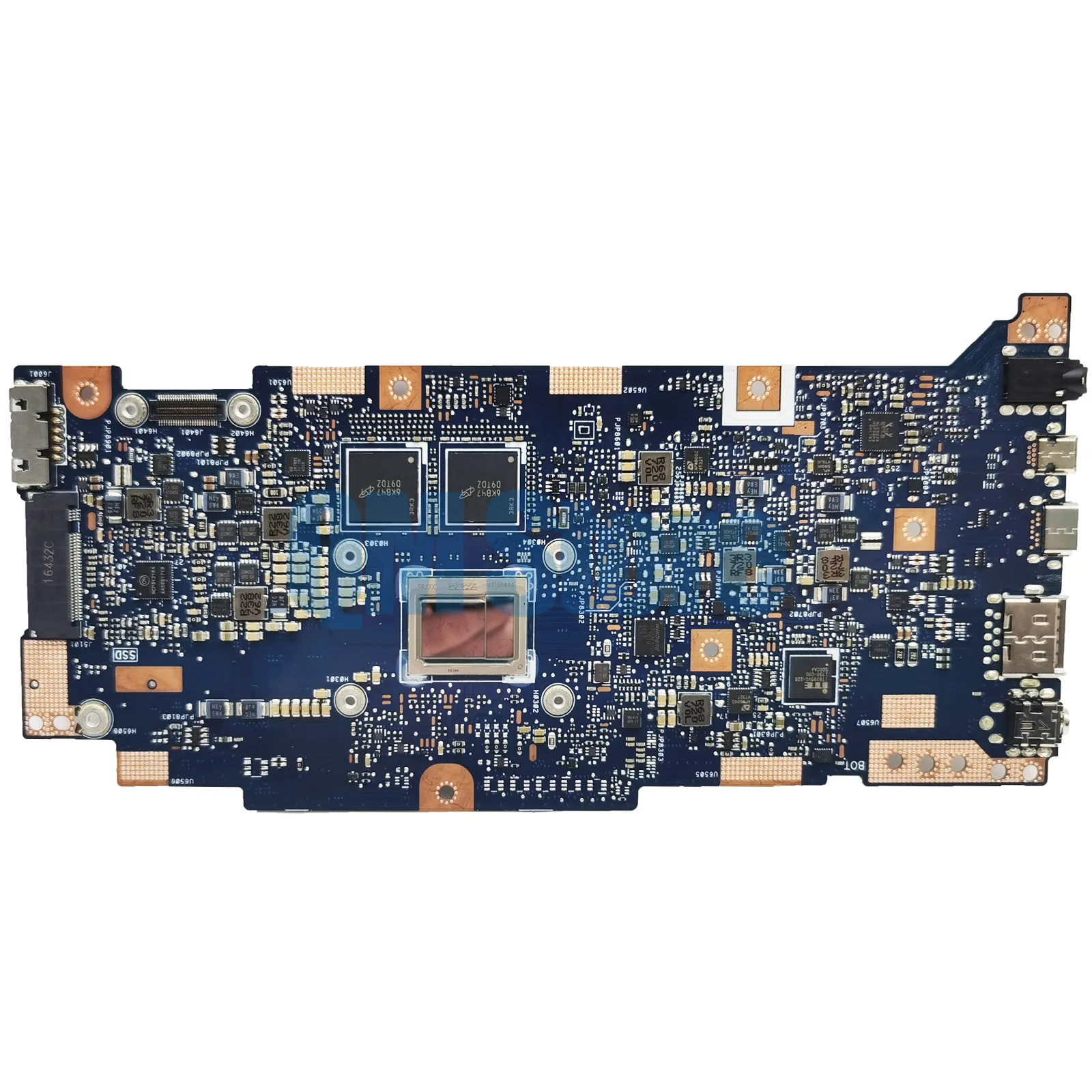 Imagem -02 - Placa-mãe qm Ux360cak para Asus Zenbook Ux360c Ux360ca Ux360cak Placa-mãe M36y30 M5-6y54 M7-6y75 Cpu I77y75 4gb 8gb Ram