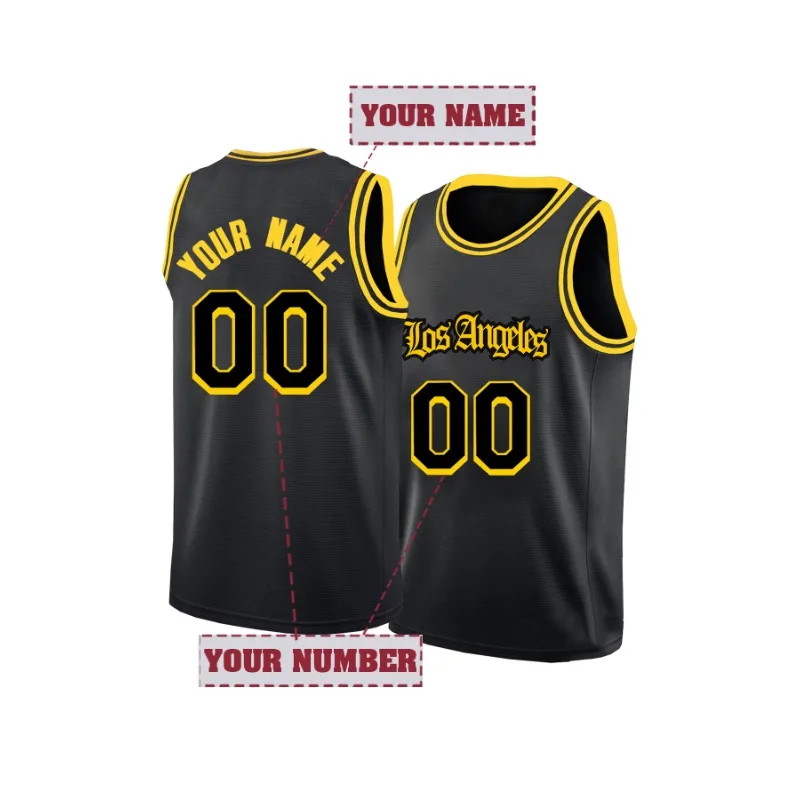 Custom Name&Number Basketball Jersey Breathable Sleeveless T Shirt Personnalisé Sweatshirt for Training Competition Casual Wear