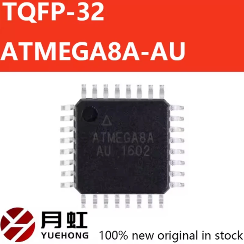 5/10PCS ATMEGA8A-AU Original genuine SMT ATMEGA8A-AU chip 8-bit microcontroller AVR TQFP-32
