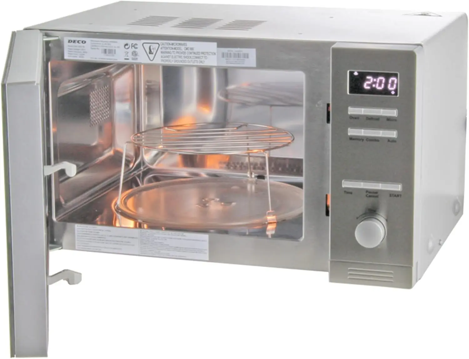 Evenaar Hybride Combo Magnetron + Oven 0.8 Cu. Ft. Vrijstaand Of Ingebouwd Roestvrij