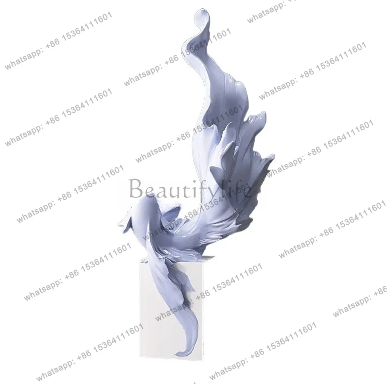 creative koi fish floor ornament light luxury living room home decoration TV cabinet sofa opening housewarming gift