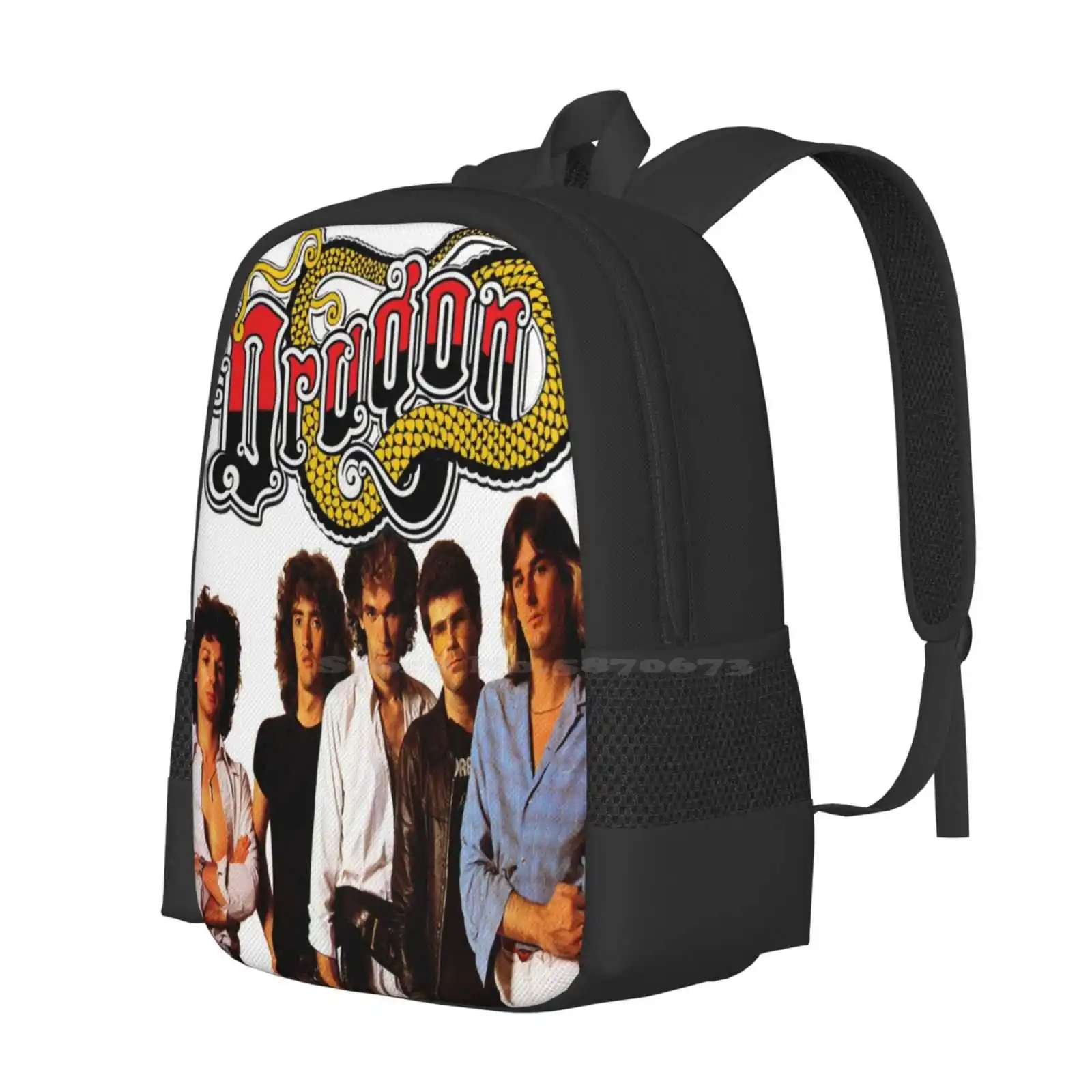 Ausrock-Dragon T Shirt School Bags For Teenage Girls Laptop Travel Bags Australian New Zealamd Ausrock 1980 S Pop Music