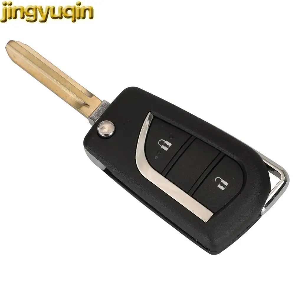 Jingyuqin Car Key Alarm 314mhz B51TE B71TH 89070-52D70 Upgrade For Toyota Yaris 2011 2015 Vitz CHR 2018 Corolla 2017 Ractis Fob