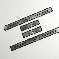 For VW/Volkswagen Sharan 2012-2020 Door Sill Scuff Plate Guard Stainless Steel Kick Pedal Sticker Car Styling Accessories