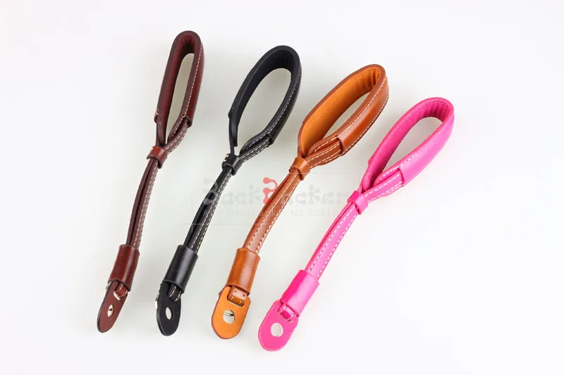 كاميرا المعصم حزام اليد PU ل Fujifilm كانون أوليمبوس لايكا G11 G12 G15 G16 M9 M6 EP1 E-PL1 E-PL2 E-PL23 X100 X100S X100T X100F