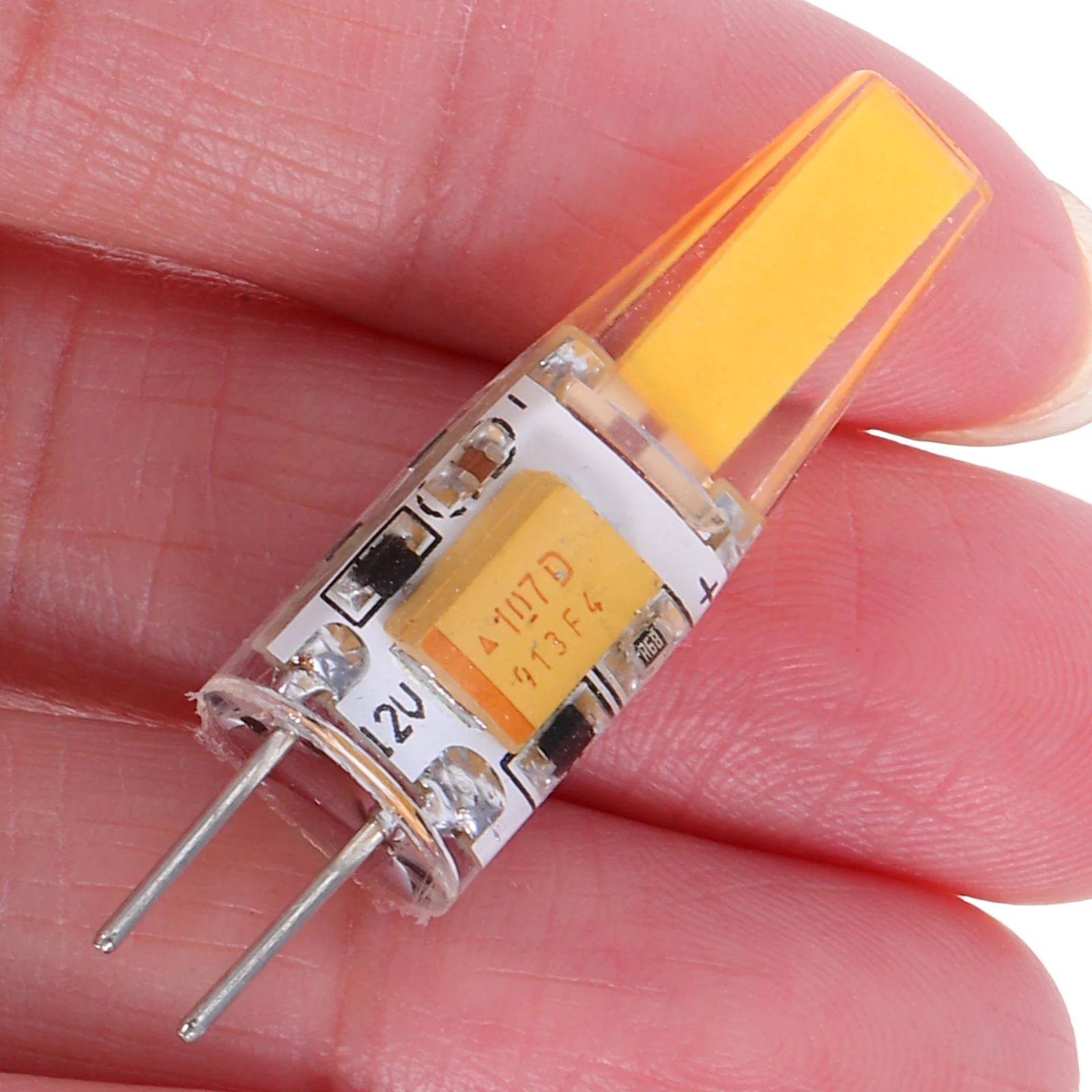 

3Pcs G4 LED Bulbs Cob LED Chip 2W Replacement Halogen Lamp Warm White for Cabinet Kitchen Hood Wall Sconces Crystal Chandelier