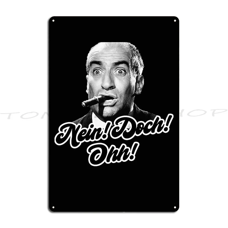 Louis And His Crazy Traffic Wardens Film The Big Mop Metal Plaque Poster Cinema Bar Cinema Club Printed  Tin Sign Poster