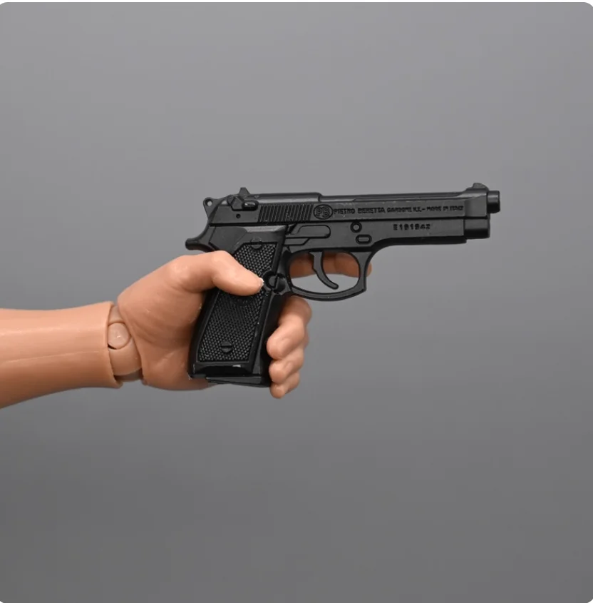 1/12 Soldato Scena Puntelli In Miniatura Fucile Revolver 1911 P92 Modello Accessori Misura 6 ''Action Figure Corpo In Magazzino