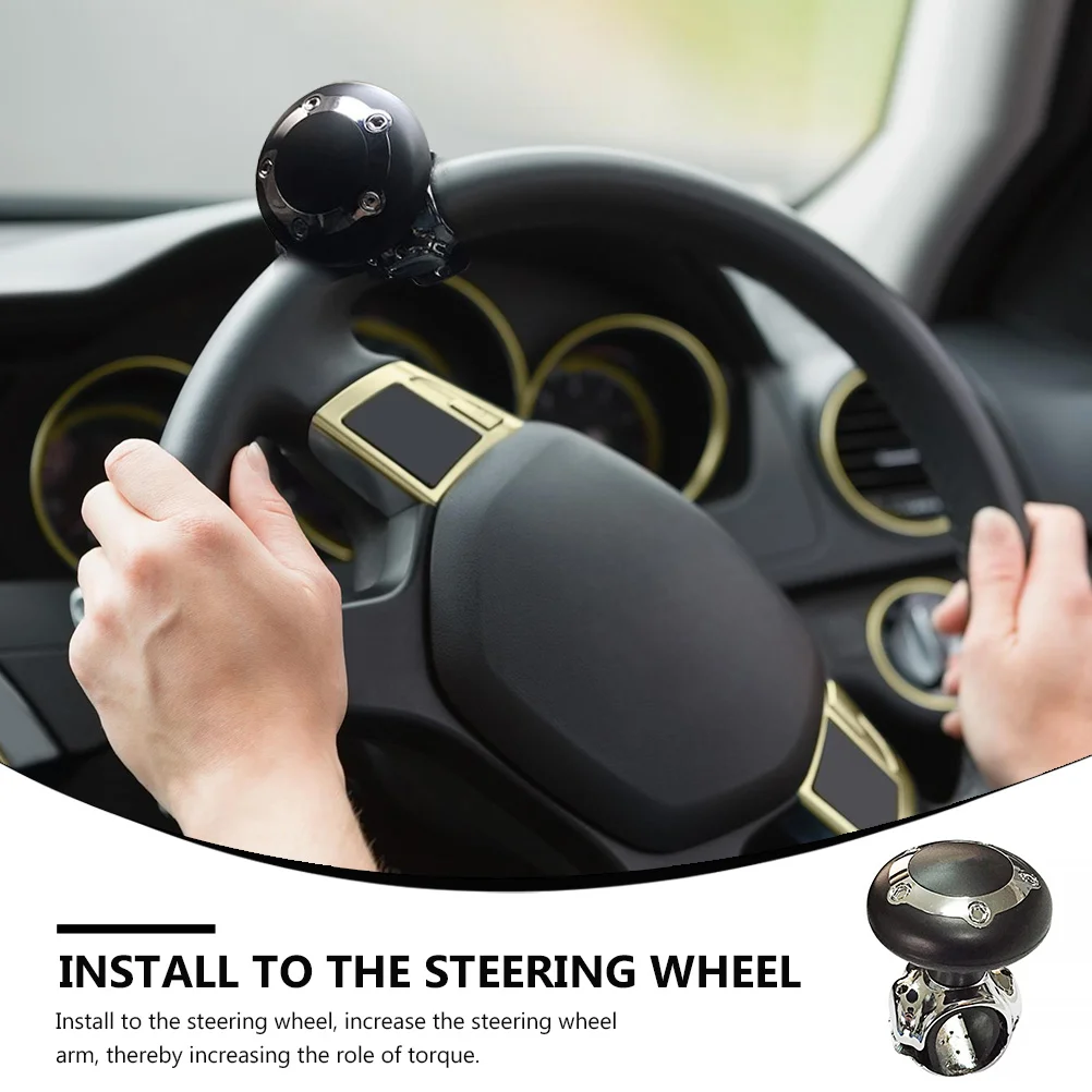 Steering Wheel Assist Ball Power Handle Knob Gear Assisted Turning Helper Car Grip