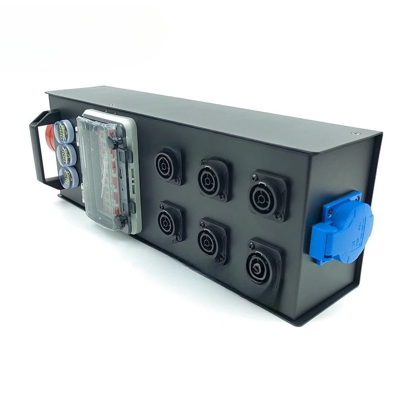 

Plug into 6-way 20A socket Waterproof output Power distributor Distribution box Portable