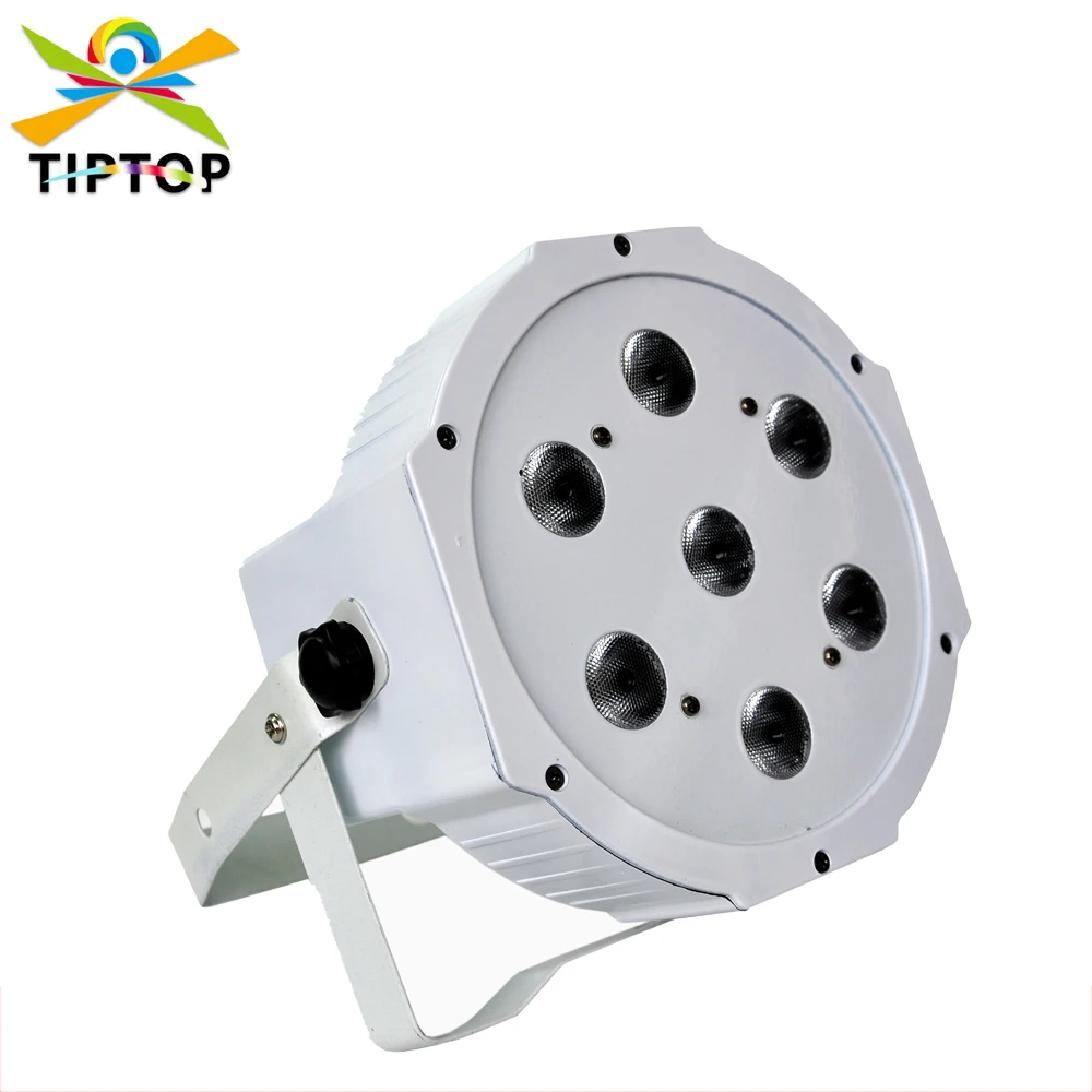 

TIPTOP TP-P07B Low Noise 7x12W Full RGBW/RGBA Led Par Can Stage Light 32 Bit Linear Dimmer Mini for Christmas New Year Party