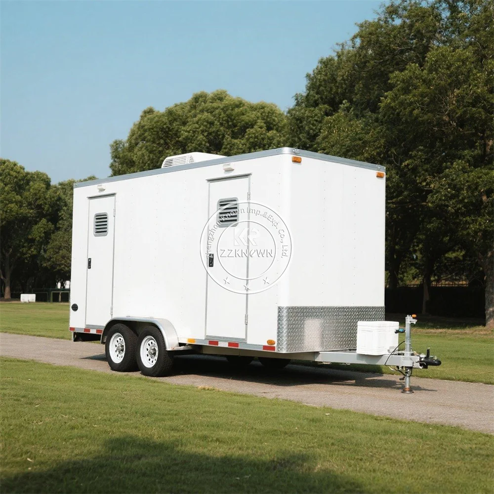 

Luxury Portable Toilets for Sale Portable Mobile Restroom Trailer Trailer Outdoor Bathroom Toilet Trailer