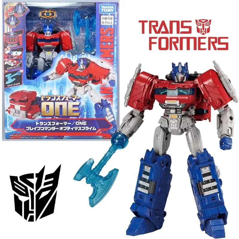 Takara Tomy Transformatoren ein mutiger Kommandant Optimus Prime Model Spielzeug Anime Geschenk Action figuren neu