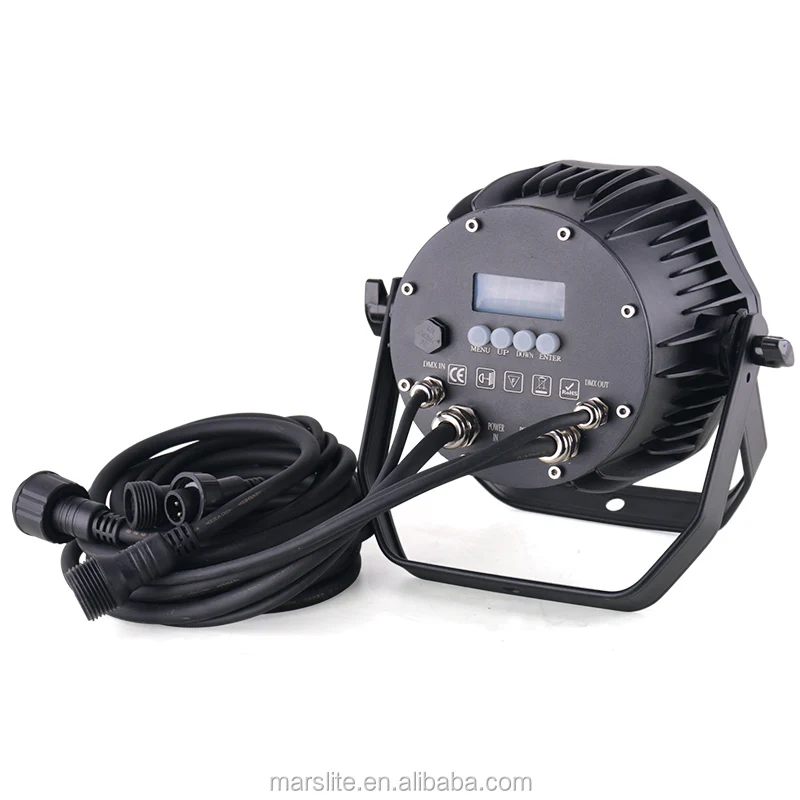 Projecteur LED extérieur Par 7*10W RGBW 4en1/6en1 LED étanche, projecteur LED Par