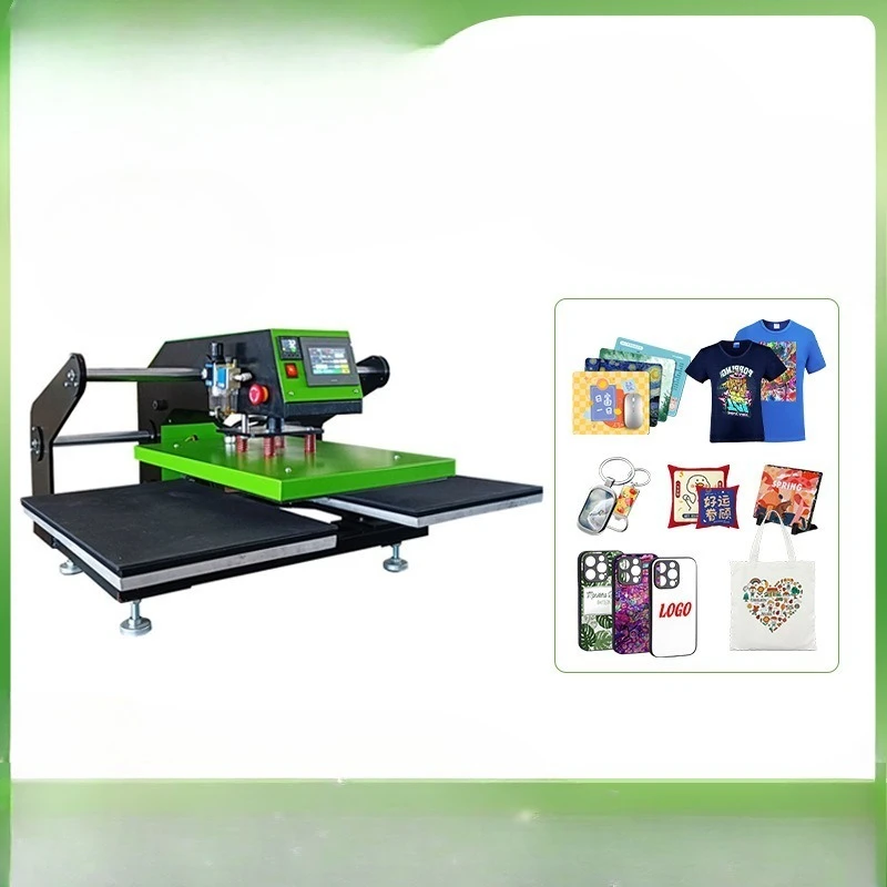 

Automatic Dual-Station Pneumatic Heat Press Machine 40x50 cm Vertical for T-Shirt Printing and Garment Heat Transfer Vinyl