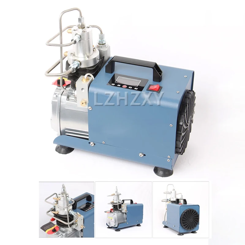 High Pressure 300BAR 4500PSI Air Compressor 220V 1800W 2800R/Min Electric Pump For Scuba PCP Inflator