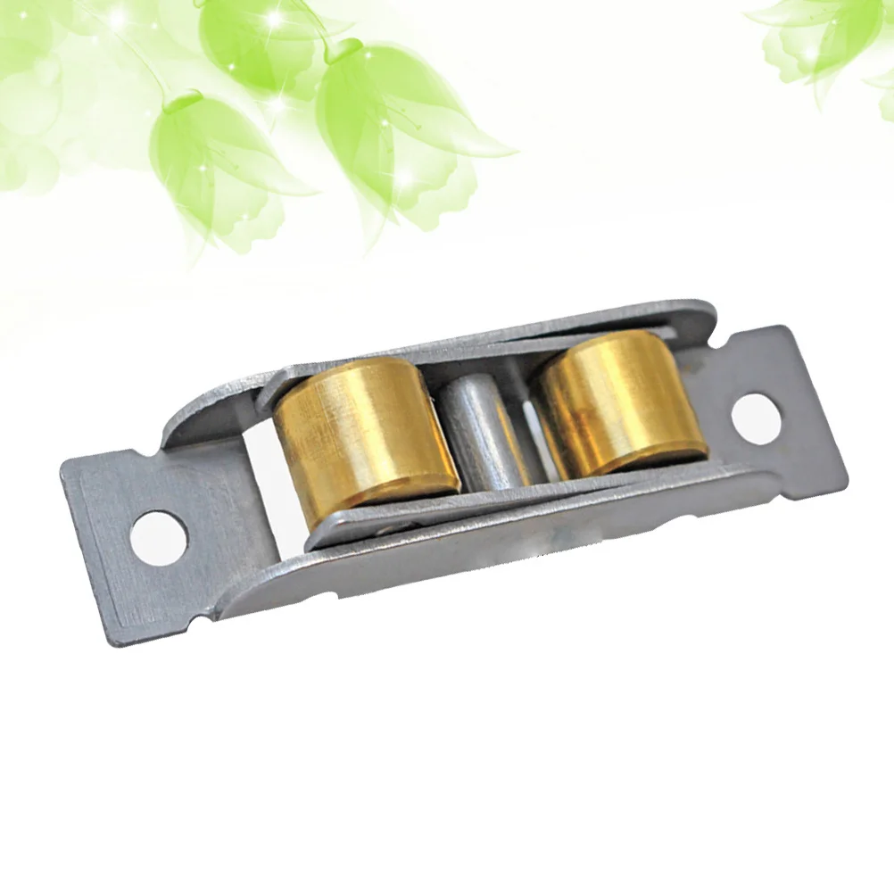 

Double Roller Window Pulley Sliding Door 16mm Diameter Brass Roller Window Sash Pulley Wheel Sliding Sash Doors