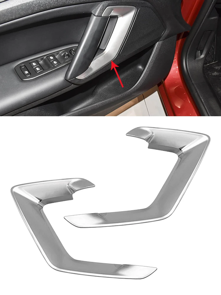 

For Peugeot 308 308S 408 Inner Door Handle Moulding Decorative Cover 98047128-VV 98031162-ZD