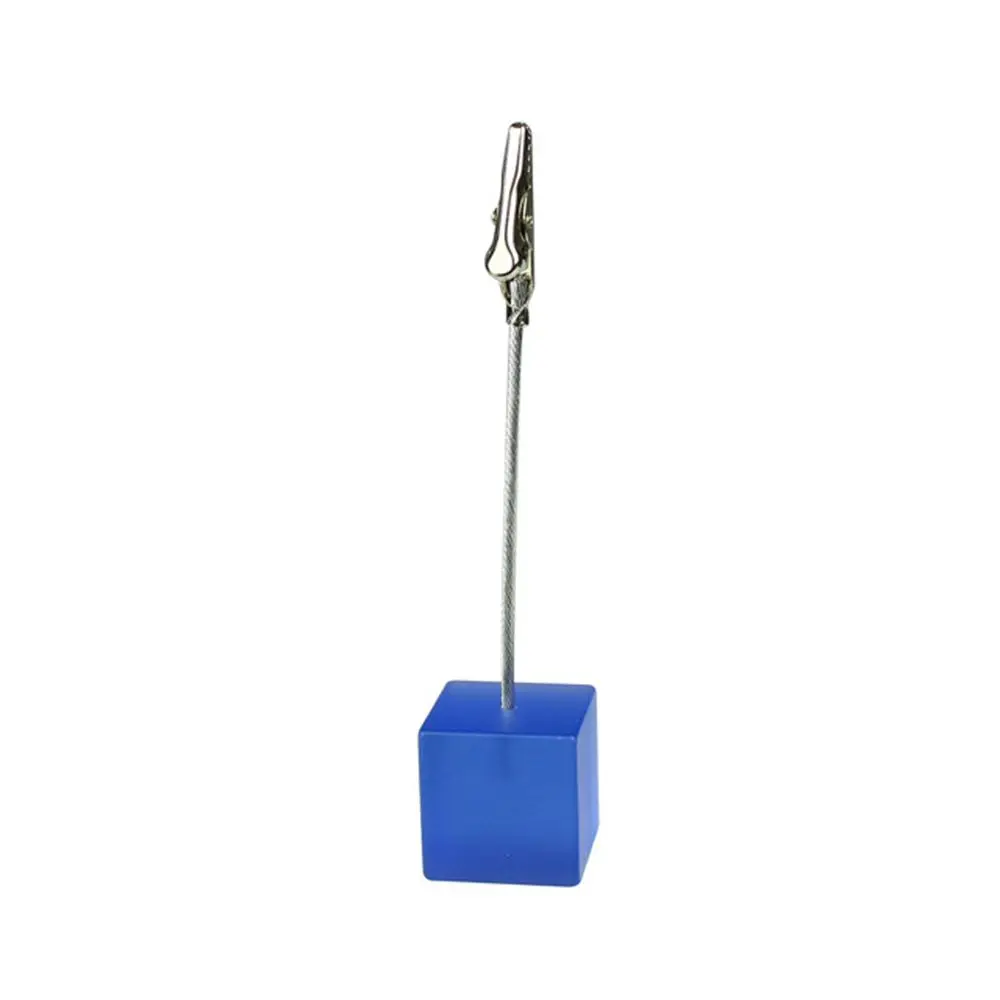 

Memo Stands with Alligator Clips Wedding Party Reception Clip Cube Photo Clip Place Card Holders Memo Card Holder Note Clamp