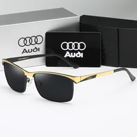 Audi Sunglasse Marcas de lujo para hombres Gafas de sol polarizadas Gafas de viaje Gafas de piloto clásicas con protección UV 400 5591