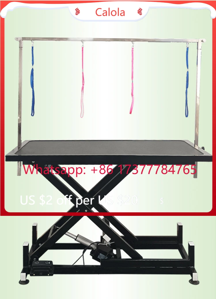 Electric Dog Grooming  Height Adjustable Foldable with Security Protection for Various Size Dogs