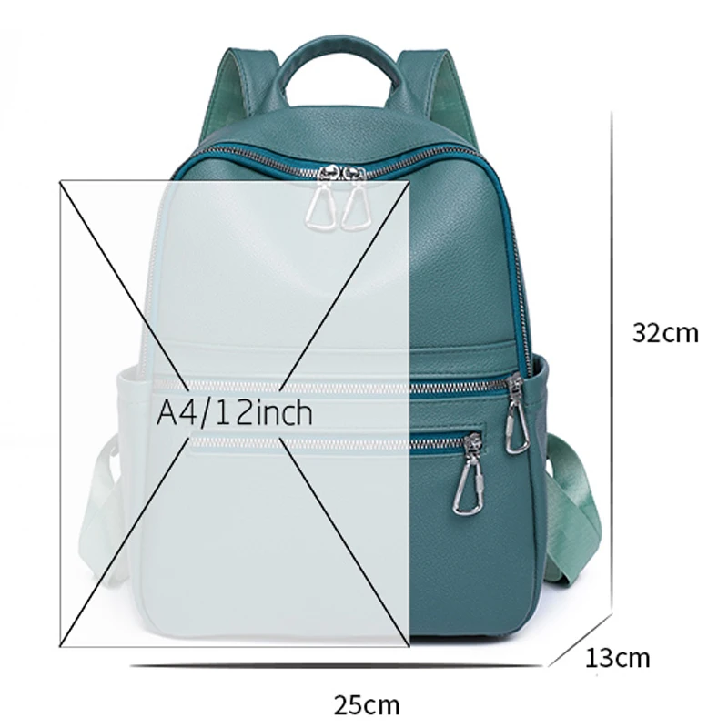 Fashion 2026 Women Backpacks Women's Leather Backpacks Female School Backpack Women Shoulder Bags for Teenage Girls Travel Back