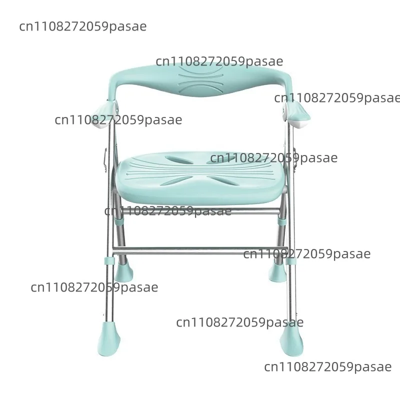 Folding Bathing Chair, Shower Chair, Elderly Care Facility Aluminum Alloy Shower Chair, Anti-slip Chair