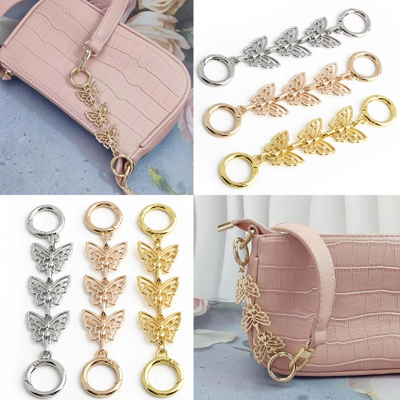 

1PC Hollow Butterfly Shoulder Bag Crossbody Bag Decorative Shoulder Strap Bag Chain DIY Handbag Cloud Bag Extender