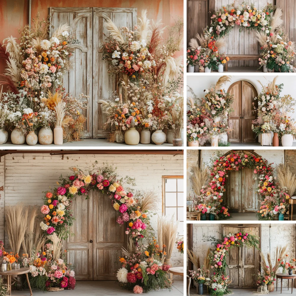 

Photography Background Boho Room Arch Wall Flower Adult Birthday Wedding Maternity Portrait Decor Backdrop Photo Studio