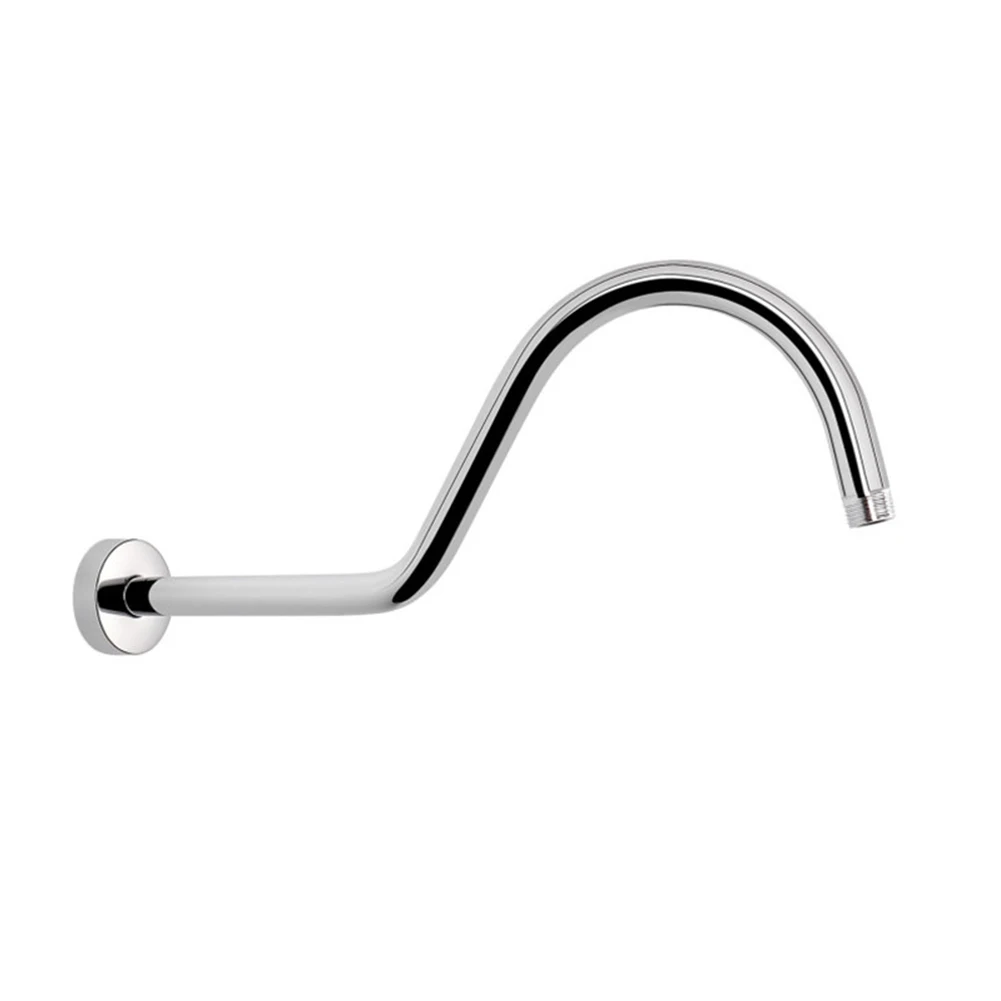 Elegant Bathroom Decor Accessory Dispenser Wall Mounted Shower Head 14 Inch 14 Inch Shower Bracket Ample Movement Space