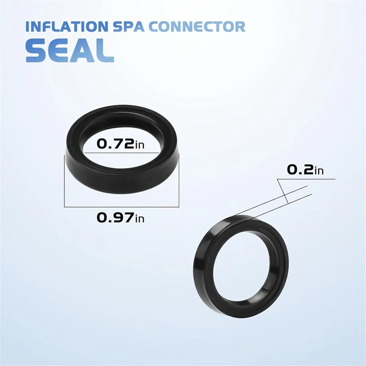 

Connector Replacement Part 4Pcs 11699 Pool Pump Replacement Parts for Intex Pure Spa Hot Tub Parts O-Ring Rubber Washer