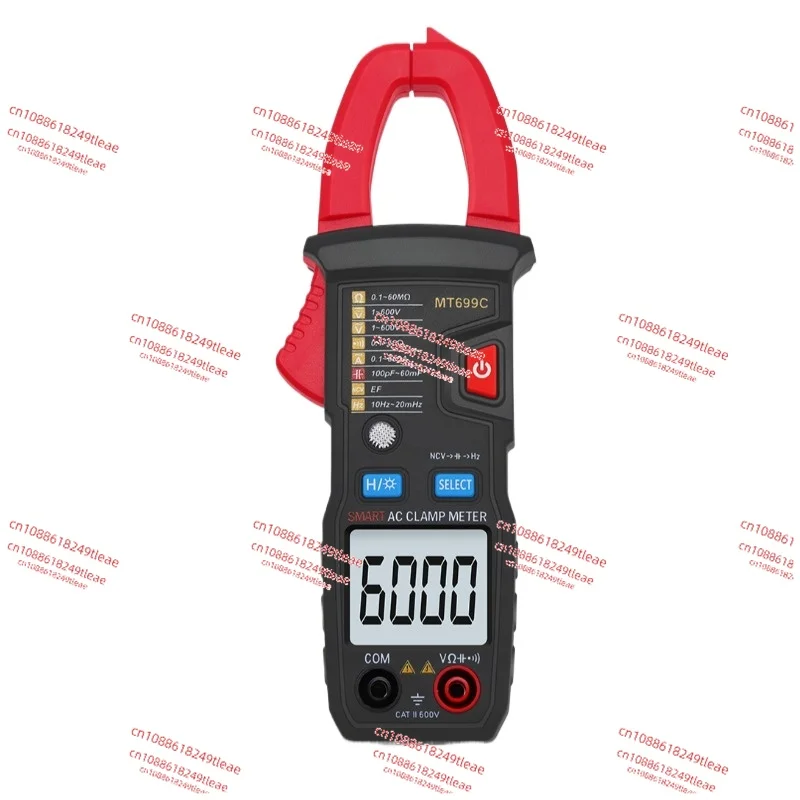 Multifunctional Clamp-Type Multimeter for Electrician, Automatic Digital Display, Anti-Burning, Smart Ammeter,699C