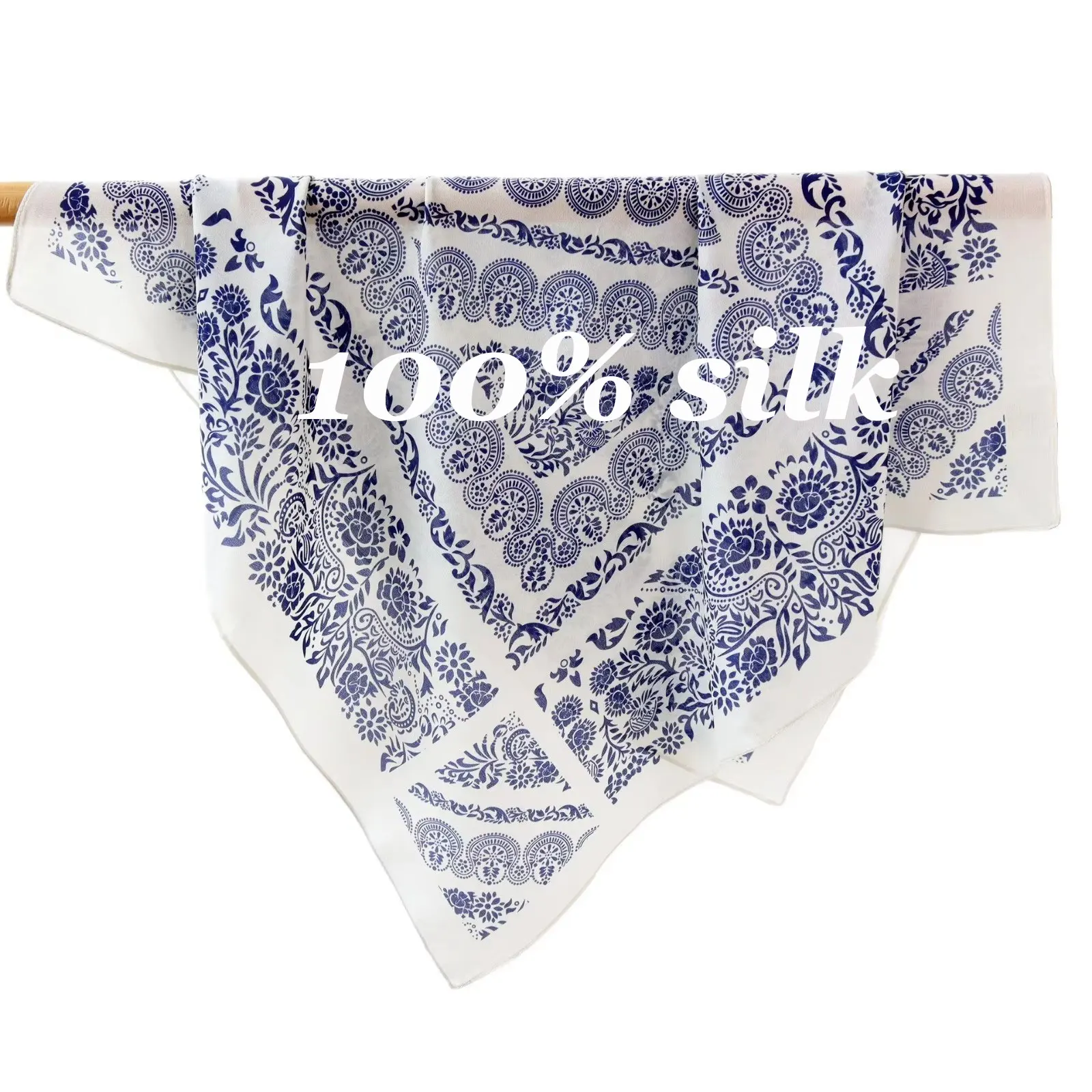 

Ханчжоу 100% натуральный шелковый шарф, женский платок, женская шаль, высокое качество, шейный платок, хиджаб, бандана, квадратные шарфы, sciarpa