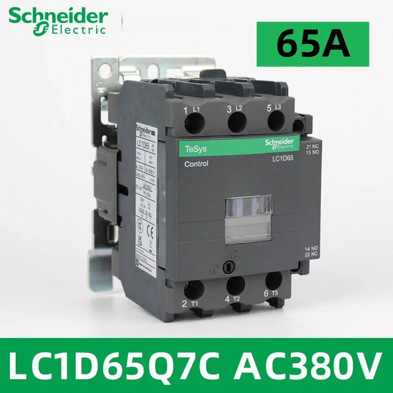 Schneider Style Lc1D40 50 65 M7C Q7C F7C 110 V 220 V 380 V 40 A 50 A 65 A Neues schwarzes AC-Schütz