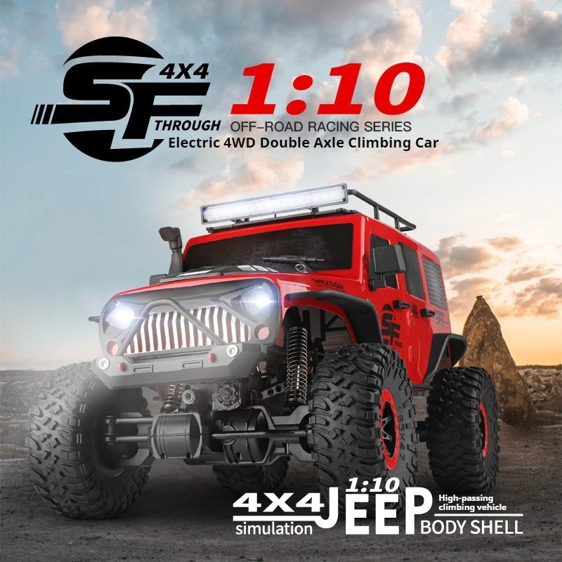 Wltoys 104311 1/10 4Wd Rc Crawler Off Road Rock Climber Double Axle Suspension Led Lights Rtr Vehicle