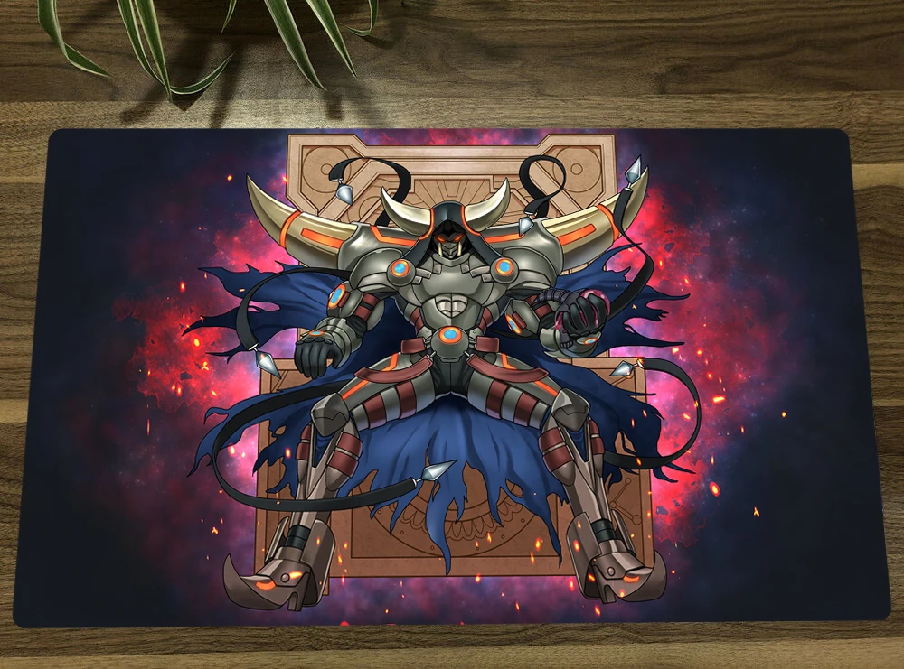 YuGiOh D/D/D Oblivion King Abyss Ragnarok TCG Mat Trading Card Game Mat CCG Playmat Rubber Mouse Pad Desk Table Play Mat & Bag