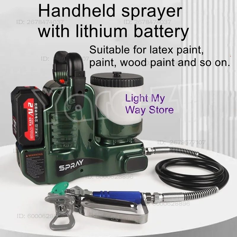 DIY Small Spray Machine Lithium Battery Handheld Spray Machine Home Latex Paint Spray Repair