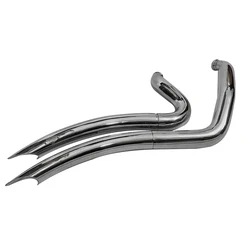 Motorcycle Exhaust System Black/Chrome Mufflers for Harley Davidson Softail Fat Boy Breakout Street Bob 2018-2023