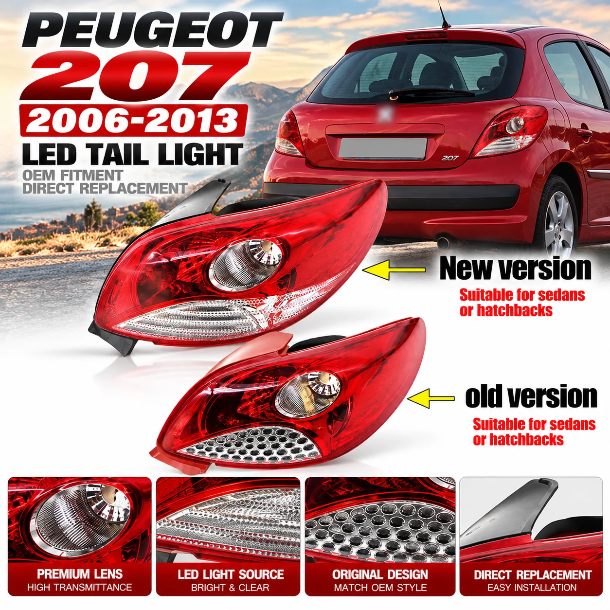 fanale-posteriore-sinistro-destro-per-peugeot-207-2006-2013-luce-freno-posteriore-indicatore-di-direzione-fanale-posteriore