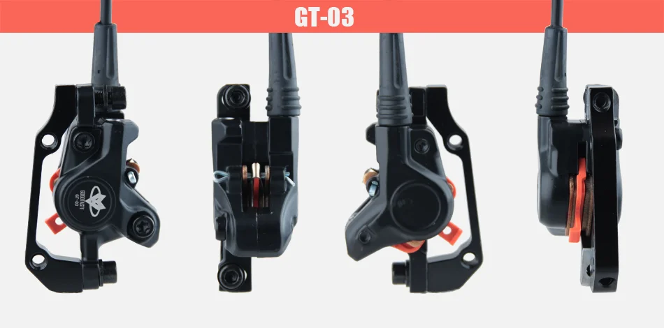GT0307N MTB Elektrische Dreirad ATV Links Rechts Rotor Disc Power Off Hydraulische Doppel Bremse Drei Verbindet Einem Durch Zwei Nach maß – Detail 10