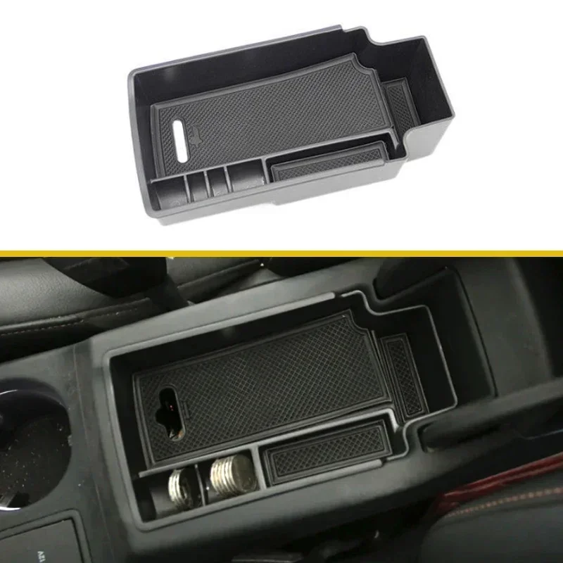 For Audi Q3 8U 2013-2018 Armrest Storage Box Center Console Container Storage Organizer  car Accessories