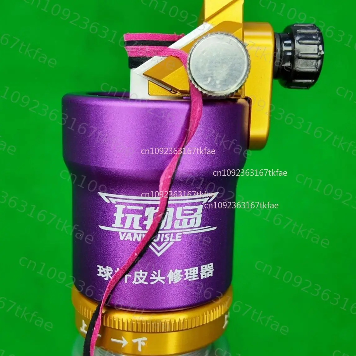 VANWUISLE metal pool cue tip dresser calibrator repair tool full specification pool club leather ball head repair alloy version