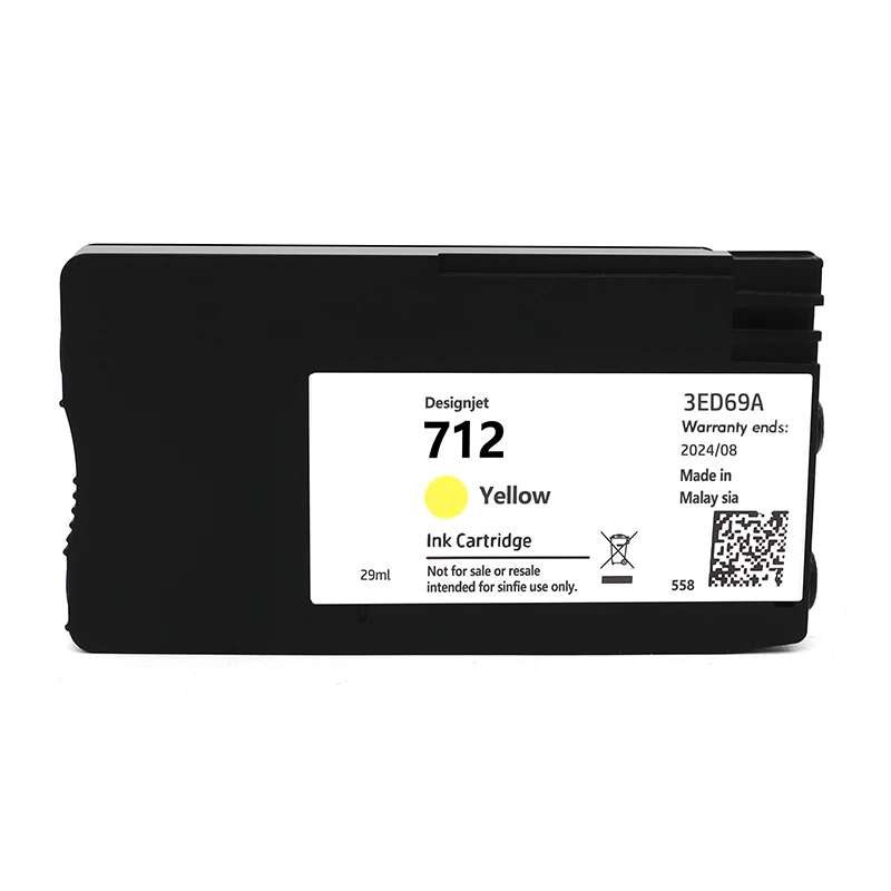 712 XL 712XL 3 ed71a 3 ed29a cartuccia di inchiostro originale per HP 712 712B per stampante da Studio HP DesignJet T210 T230 T250 T630 T650 HP712