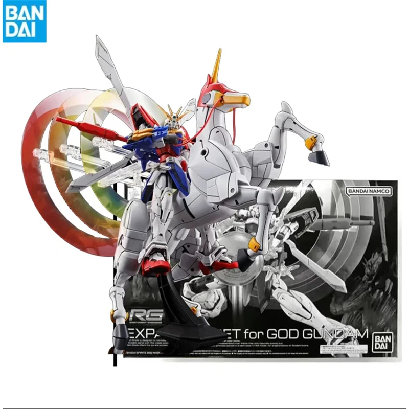 

Bandai Gunpla Expansion Sets for Rg 1/144 God Gundam Assembly Kit High Quality Gift Toy Collection for Kids Action Figure Model