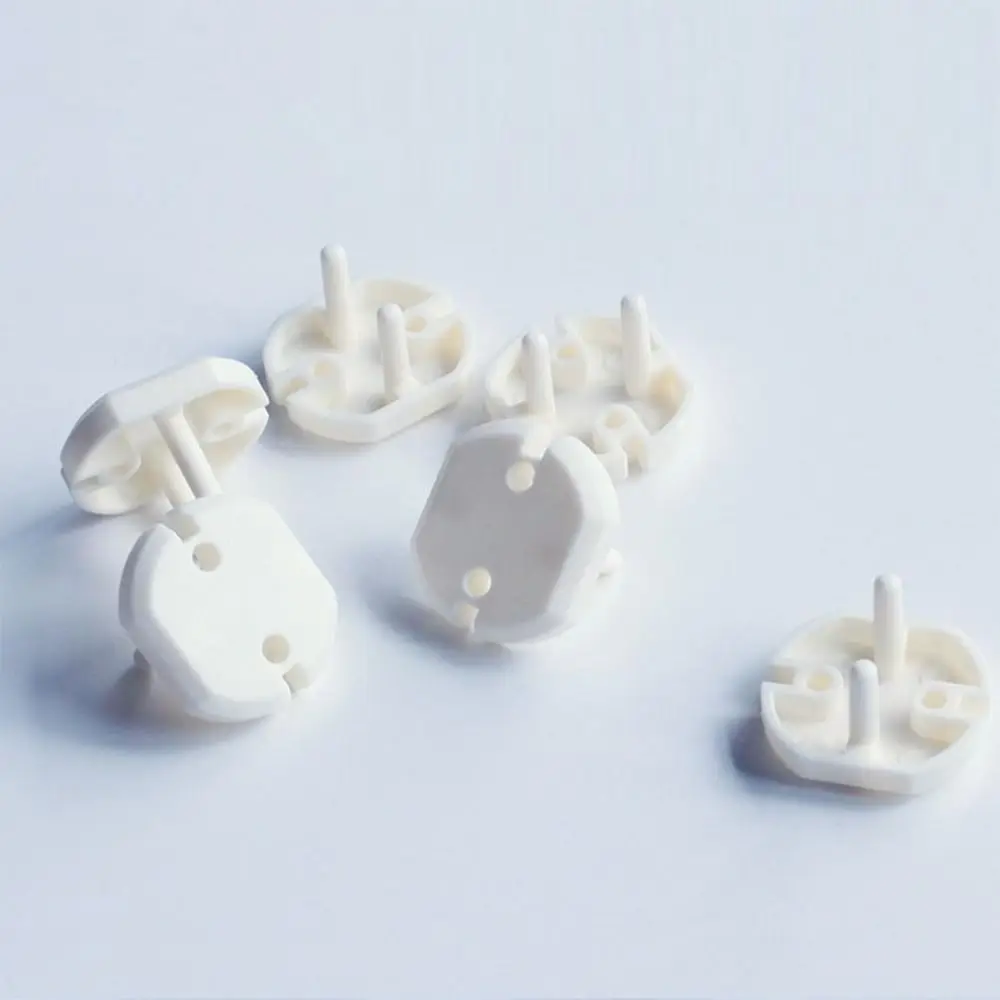 

New Plastic Electric Outlet Cover White Two Phase Plug Protection Security Cover Unisex Safety